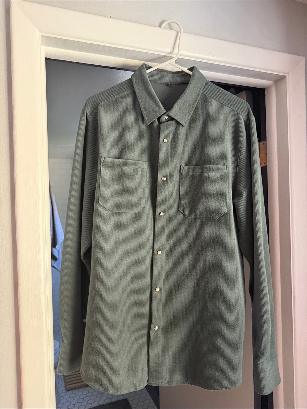 Men's Flylow Stretch Corduroy Shirt with Pearl Snaps